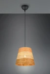 Joeline lampa wisząca 1xE27 czarna/brązowy R31731926