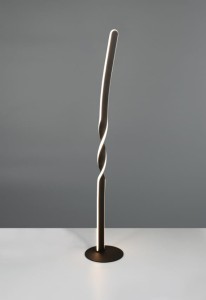 Ginko lampa podłogowa 1xLED/19W czarna R45791132