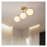 Klinto-Milano lampa sufitowa 3xE27 złota  ABR-LW3XE27M