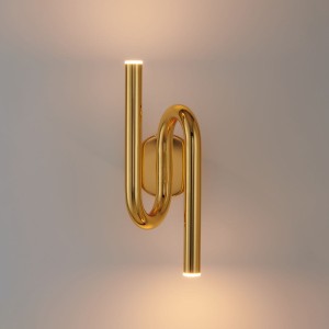 Myk kinkiet 2xLED/3W złoty DB4062 GOLD