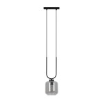 Boni lampa wisząca 1xE27 czarna/grafitowy K-5585