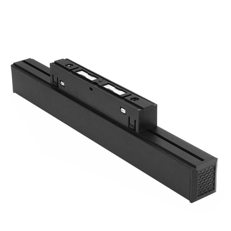 Lampa LED liniowa do szyny magnetycznej Tuya L22/12W/CCT w kolorze czarnym, z prostokątnym korpusem i widocznymi złączami. Idealna do oświetlenia przestrzeni w nowoczesnych aranżacjach.