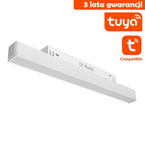 Lampa LED liniowa do szyny magnetycznej Tuya L30/12W/CCT biała