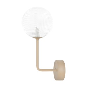 Casoli kinkiet 1xG9 beżowy/transparentny K-5712