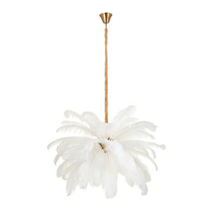 Emu lampa wisząca 6xE14 złota/biały ST-DN127 white