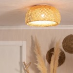 Mia plafon 1xE27 bambus ABR-PL-BH-E27