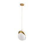 Orbita D25 lampa wisząca 1xE27 mosiądz DP0067-250
