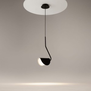 Mollis lampa wisząca 1xG9 czarna MOD126PL-01B