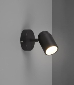 Angelo IP44 kinkiet - lampa sufitowa (spot) 1xGU10 czarna