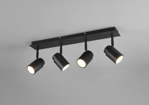 Angelo IP44 lampa sufitowa (spot) 4xGU10 czarna