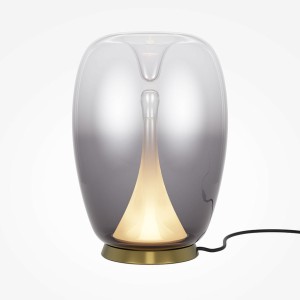 Splash lampa stołowa LED/9W/3000K złota/dymiony MOD282TL-L15G3K