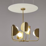 Tropic lampa wisząca 6xG9 mosiądz MOD164PL-06BS