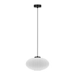 Peso lampa wisząca 1xE27 czarna/biały K-5670