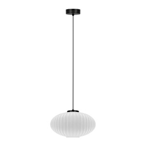 Peso lampa wisząca 1xE27 czarna/biały K-5670