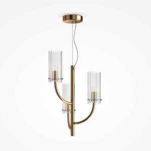Arco lampa wisząca 3xG9 mosiądz MOD223PL-03BS