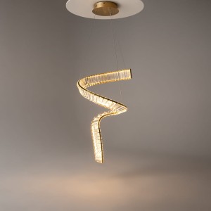 Krone lampa wisząca LED/48W/3000K mosiądz P097PL-L48BS3K
