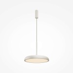 Lampa wisząca LED Gerhard w kolorze białym, moc 26W, temperatura barwowa 3000K. Posiada okrągły klosz z matowego materiału, zawieszona na cienkim przewodzie. Prosty, elegancki design, idealna do nowoczesnych wnętrz.
