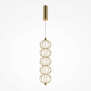 Golden Cage lampa wisząca LED/17W/3000K złota MOD216PL-L10G3K