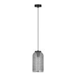 Inga D14 lampa wisząca 1xE27 czarna/grafitowy K-5631