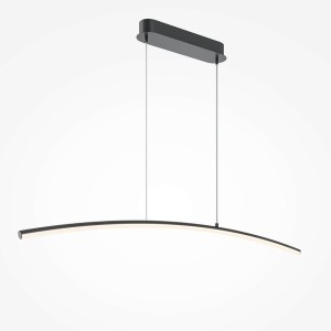 Curve lampa wisząca LED/15W/CCT czarna MOD243PL-L18BK