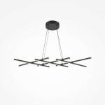 Halo lampa wisząca LED/40W/CCT czarna MOD244PL-L50BK