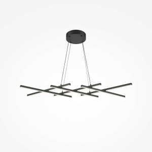 Halo lampa wisząca LED/40W/CCT czarna MOD244PL-L50BK