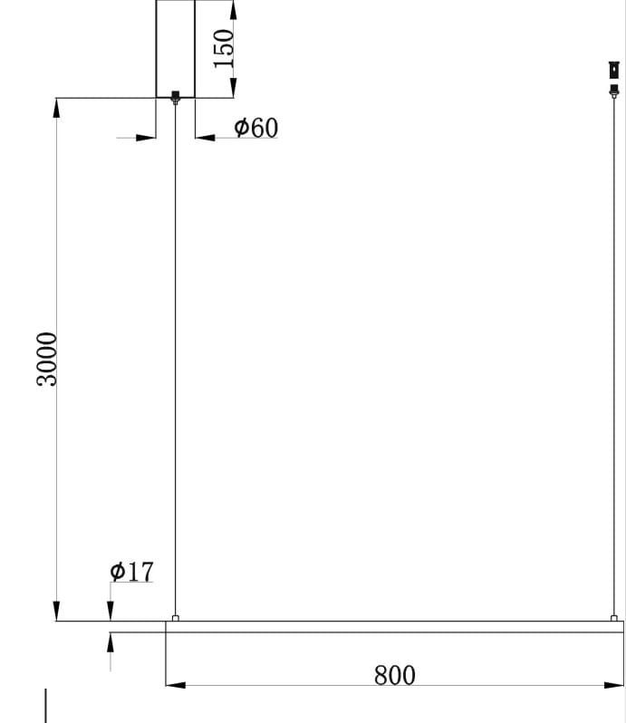 Lampa wisząca LED Halo 80 w kolorze mosiądzu, o mocy 10W, z regulowaną wysokością 3000 mm. Średnica klosza wynosi 800 mm, a średnica zawieszenia 60 mm. Prosty, nowoczesny design, idealna do wnętrz.
