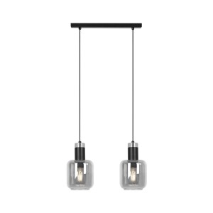 Denis lampa wisząca 2xE27 czarna/grafitowy K-5261