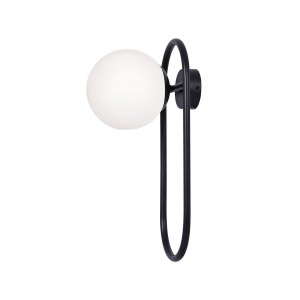 Finestra kinkiet 1xE27 czarny/biały K-4964