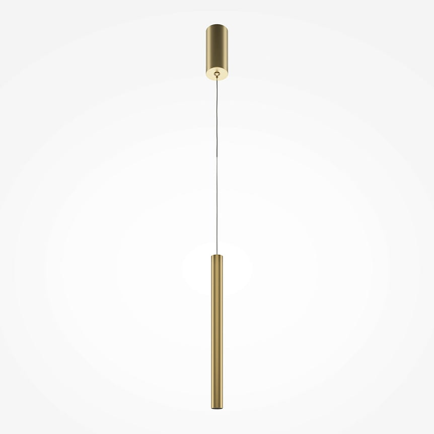 Lampa wisząca Pro Base LED o mocy 6W i temperaturze barwowej 4000K w kolorze złotym. Posiada cylindryczny klosz zawieszony na cienkim przewodzie, montowana do sufitu. Klasyczny, minimalistyczny design.