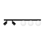 Swing lampa sufitowa 2xGU10 + 3xG9 czarna K-5491