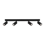 Monti lampa sufitowa (spot) 4xGU10 czarna K-4554