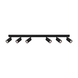 Monti lampa sufitowa (spot) 6xGU10 czarna K-4555