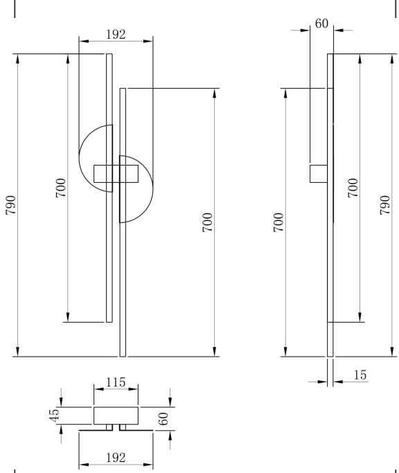 Kinkiet LED Skyline 23W w kolorze czarnym i białym, o wymiarach 790 mm wysokości i 192 mm szerokości. Posiada prostą, nowoczesną formę z okrągłym detalem na środku. Umożliwia emitowanie światła o temperaturze barwowej 4000K.