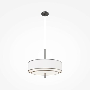Bergamo lampa wisząca 5xE27 biały/czarny MOD613PL-05W
