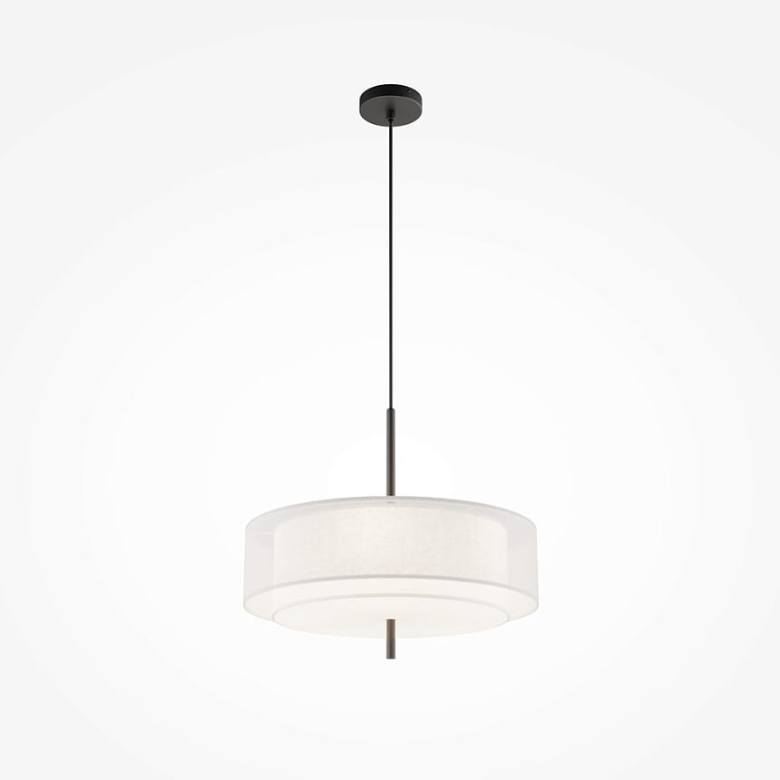 Lampa wisząca Bergamo z pięcioma gniazdami E27, w kolorze białym. Okrągły klosz z transparentnego materiału, zawieszony na cienkim, czarnym przewodzie. Prosty, nowoczesny design, idealny do różnych aranżacji wnętrz.