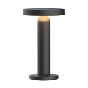 Carli lampa stołowa solarna LED 2W 3700K IP44 czarna DT33611