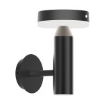 Carli kinkiet solarny LED 4,5W 3000K IP44 czarny WT33611