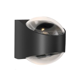 Lucent kinkiet elewacyjny LED 12W 4000K IP65 czarny SJ12431