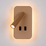 Doria kinkiet (spot) 2xLED 8W złoty WL-83957-1-GD