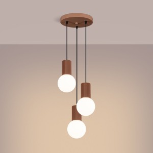 Halo lampa wisząca 3xG9 mocca SL.1735