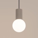 Halo lampa wisząca 1xG9 taupe SL.1744