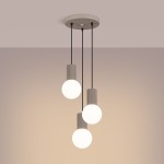 Halo lampa wisząca 3xG9 taupe SL.1745
