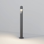 Lampa ogrodowa LED Hagen H60 o mocy 5W i ciepłej barwie światła 3000K, w kolorze grafitowym. Stojąca, cylindryczna konstrukcja z wbudowanym źródłem światła, widoczna na jednolitym tle.