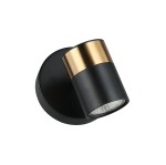 Elice kinkiet spot 1xGU10 czarny WL-58892-1-BK-BRO