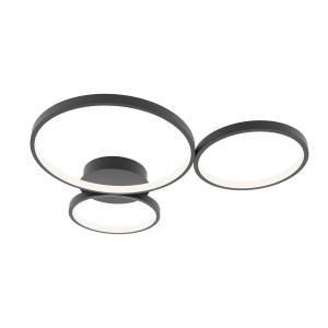 Maver lampa sufitowa 3xLED 30W CCT czarna SPL-20452-3-BK