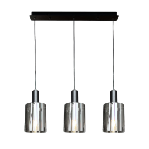 Arcadia Black lampa wisząca 3xE27 czarna ML1819