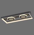 Traforo lampa sufitowa z pilotem LED 20W CCT czarna 6854-18