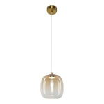 Vaso 2 lampa wisząca LED 4W 3000K złota/bursztynowy ML1402
