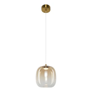 Vaso 2 lampa wisząca LED 4W 3000K złota/bursztynowy ML1402